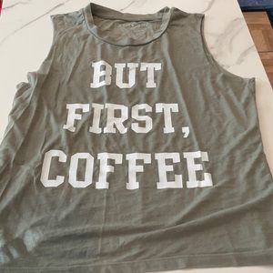 Activewear Graphic tank top , small.